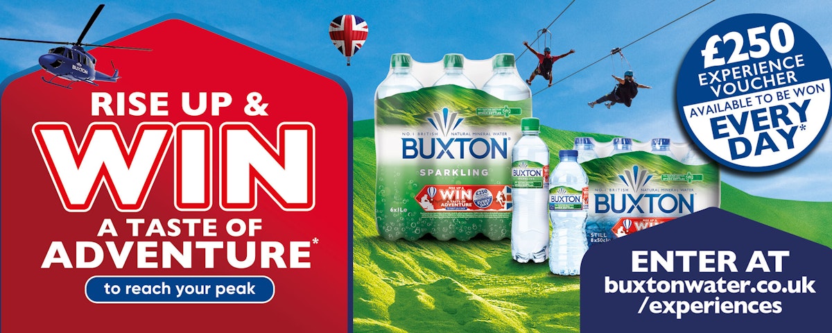 Rise Up and Win a Taste of Adventure with Buxton®