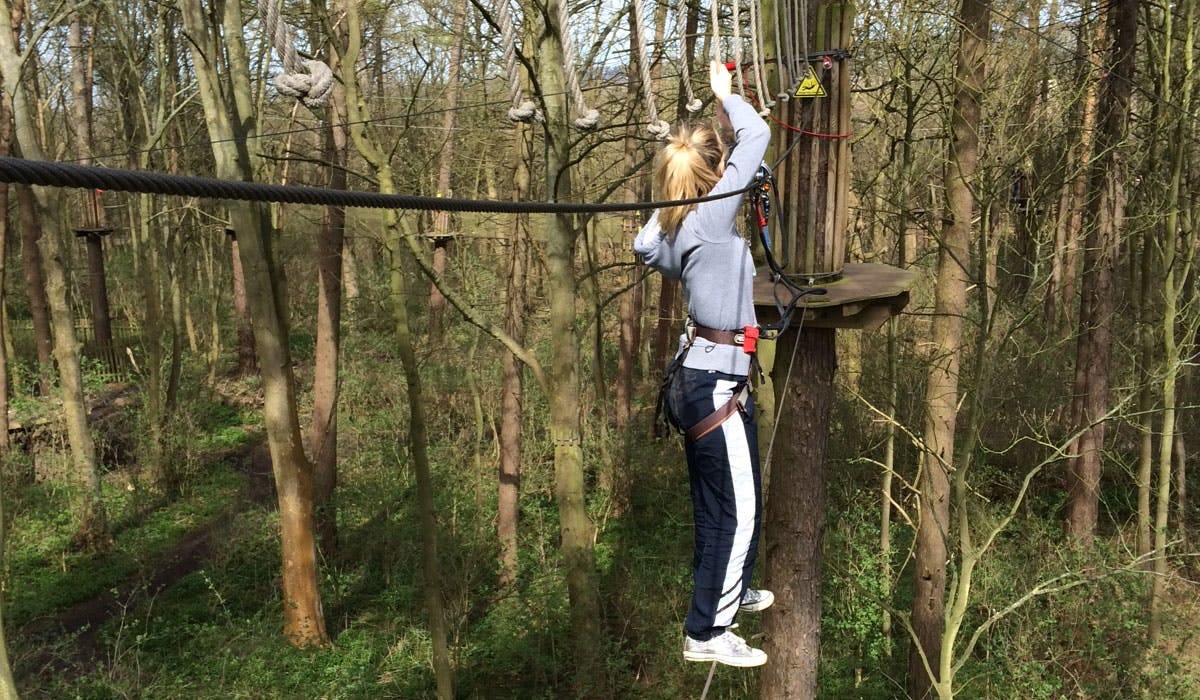 Customer Review - Hanging around at Go Ape