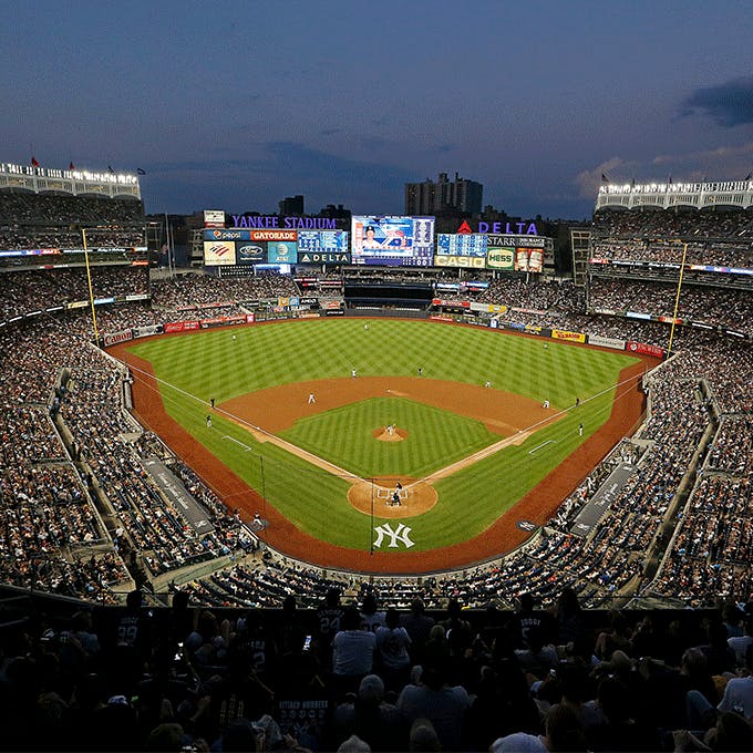 Ball Game At Yankee Stadium 