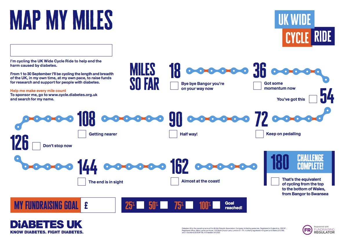 Progress poster 180 miles