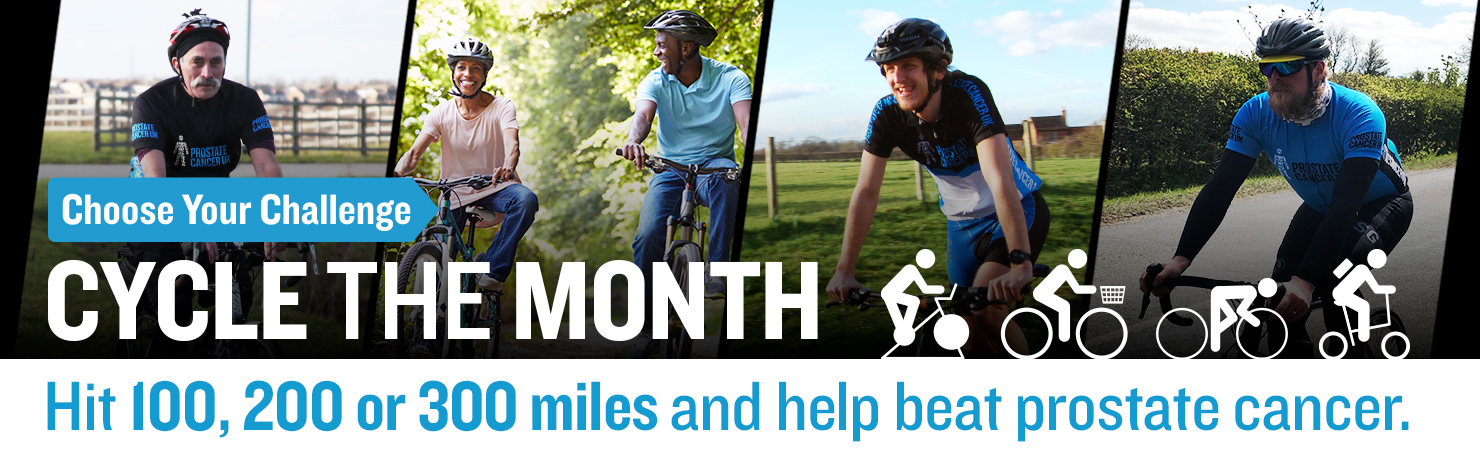 Prostate Cancer Uk - Cycle the Month - Pictures of Cyclists