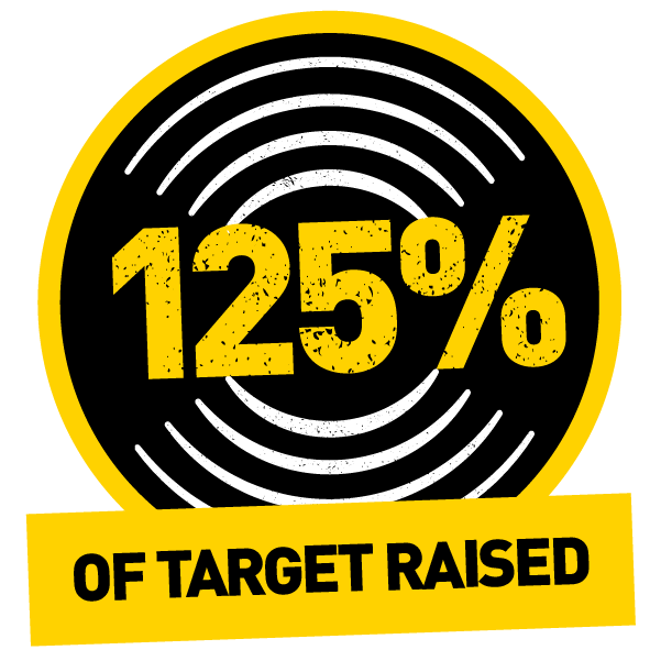 125% raised