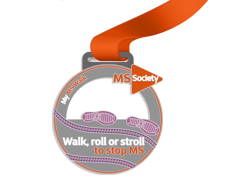 My MS Walk medal