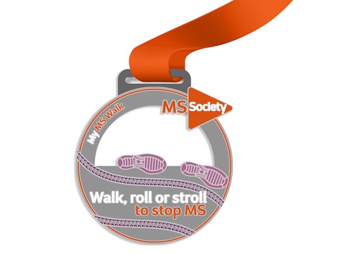 My MS Walk medal