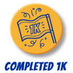 Badge that has been achieved