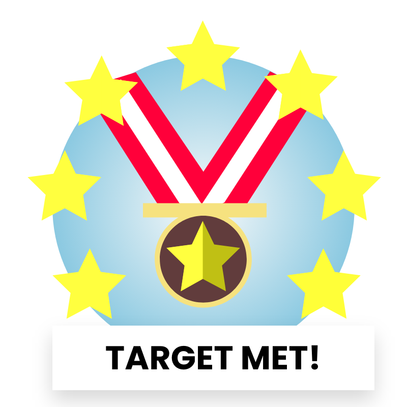 Reward Badge - Fundraising target met