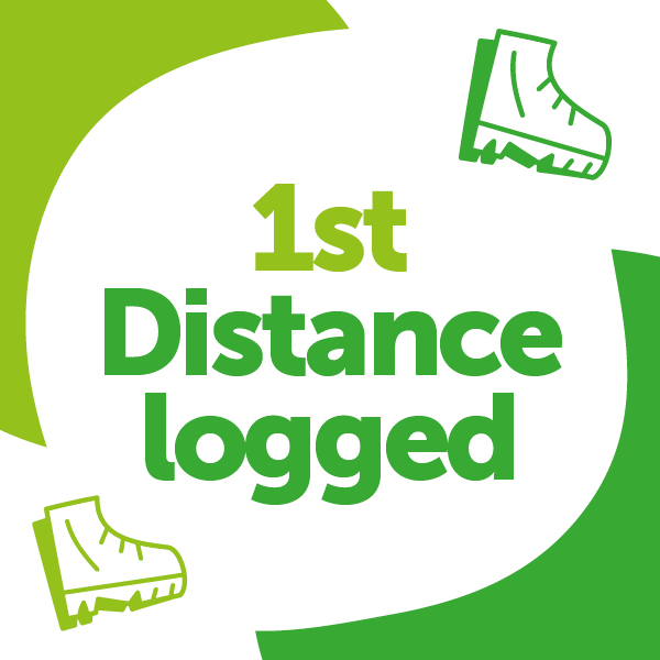 1st distance logged