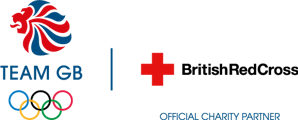 Team GB logo next to the British Red Cross logo