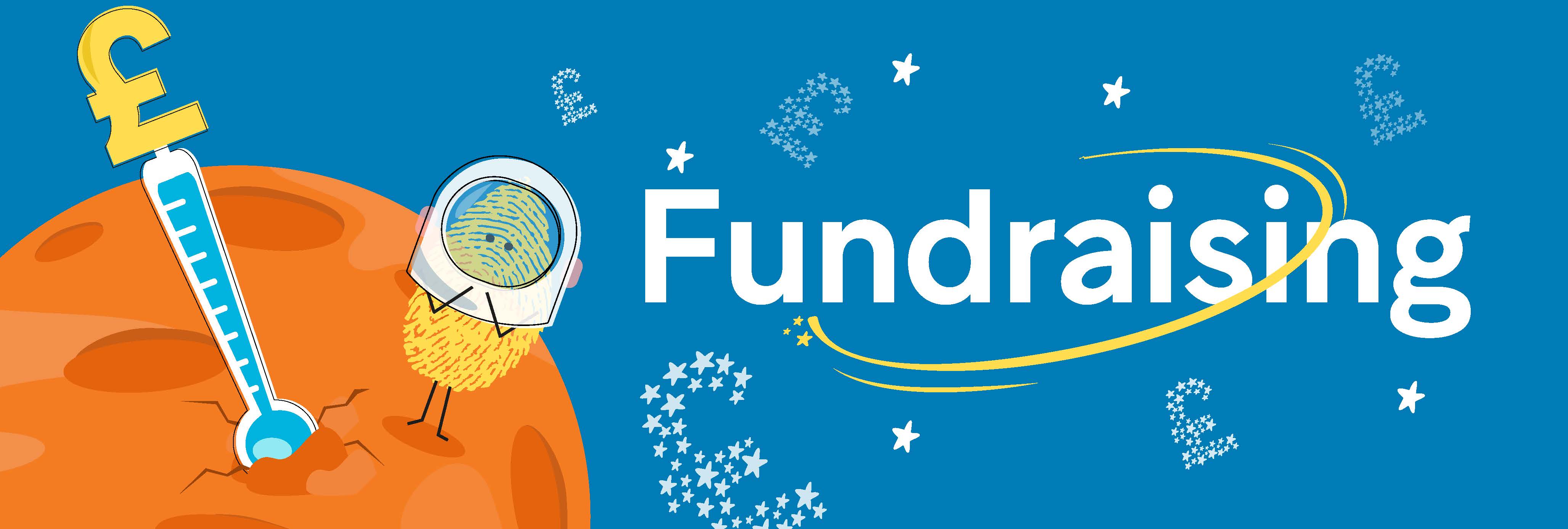 Shooting Star SPACE RACE Fundraising Banner