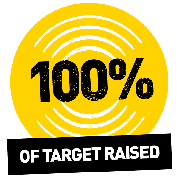 100% raised!