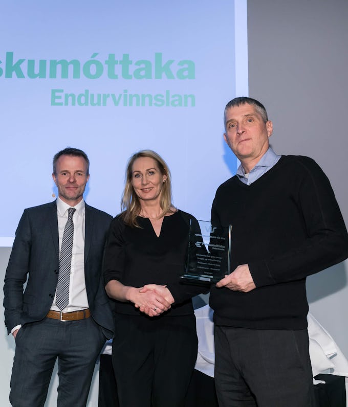 Endurvinnslan fékk viðurkenningu fyrir árangur í öryggismálum