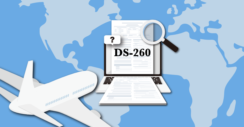 how much is the fee for ds 260 form