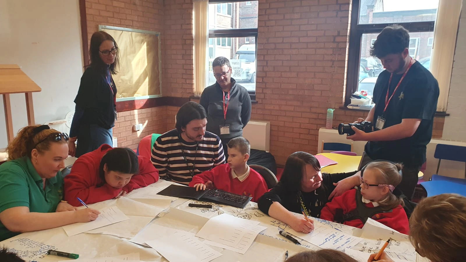 Workshop at the Royal School for the Blind
