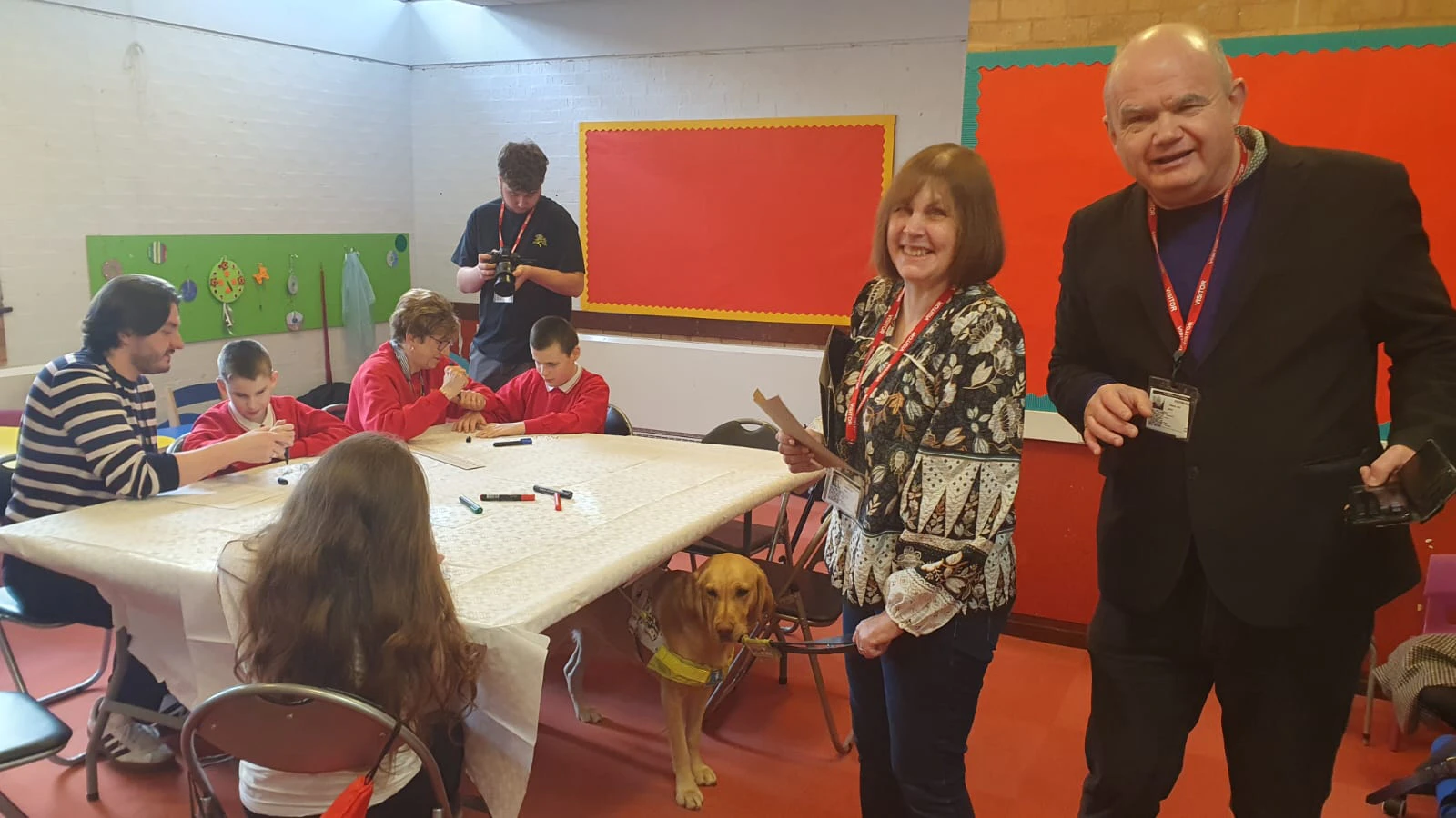 Workshop at the Royal School for the Blind