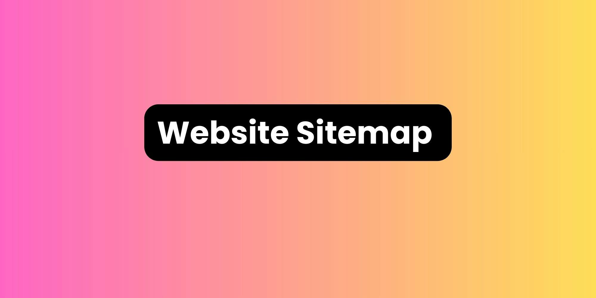 Website Sitemap