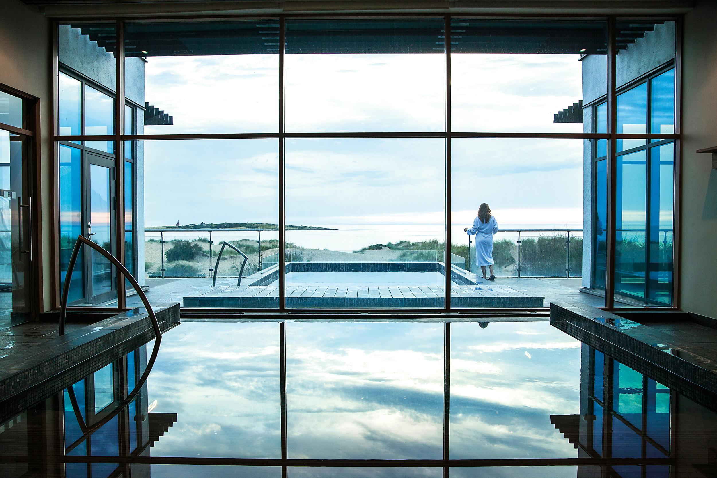 Utsikt över havet från Hotel Tylösand