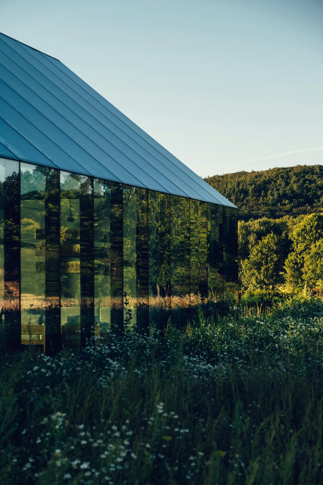 Guide Michelin-krogen ÄNG i Halland ligger i ett nybyggt glashus.