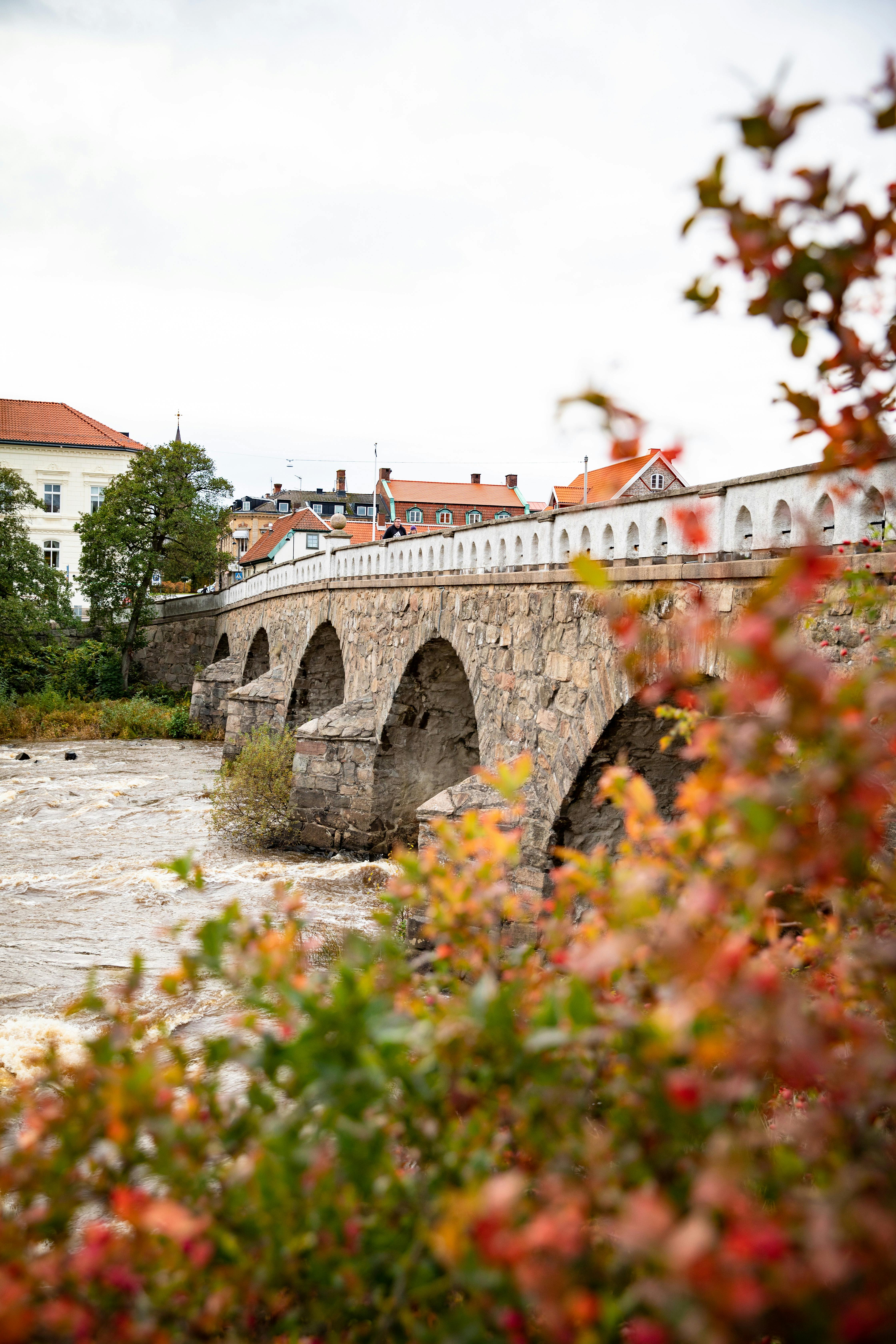 Tullbron, Falkenberg, Halland, höst.
