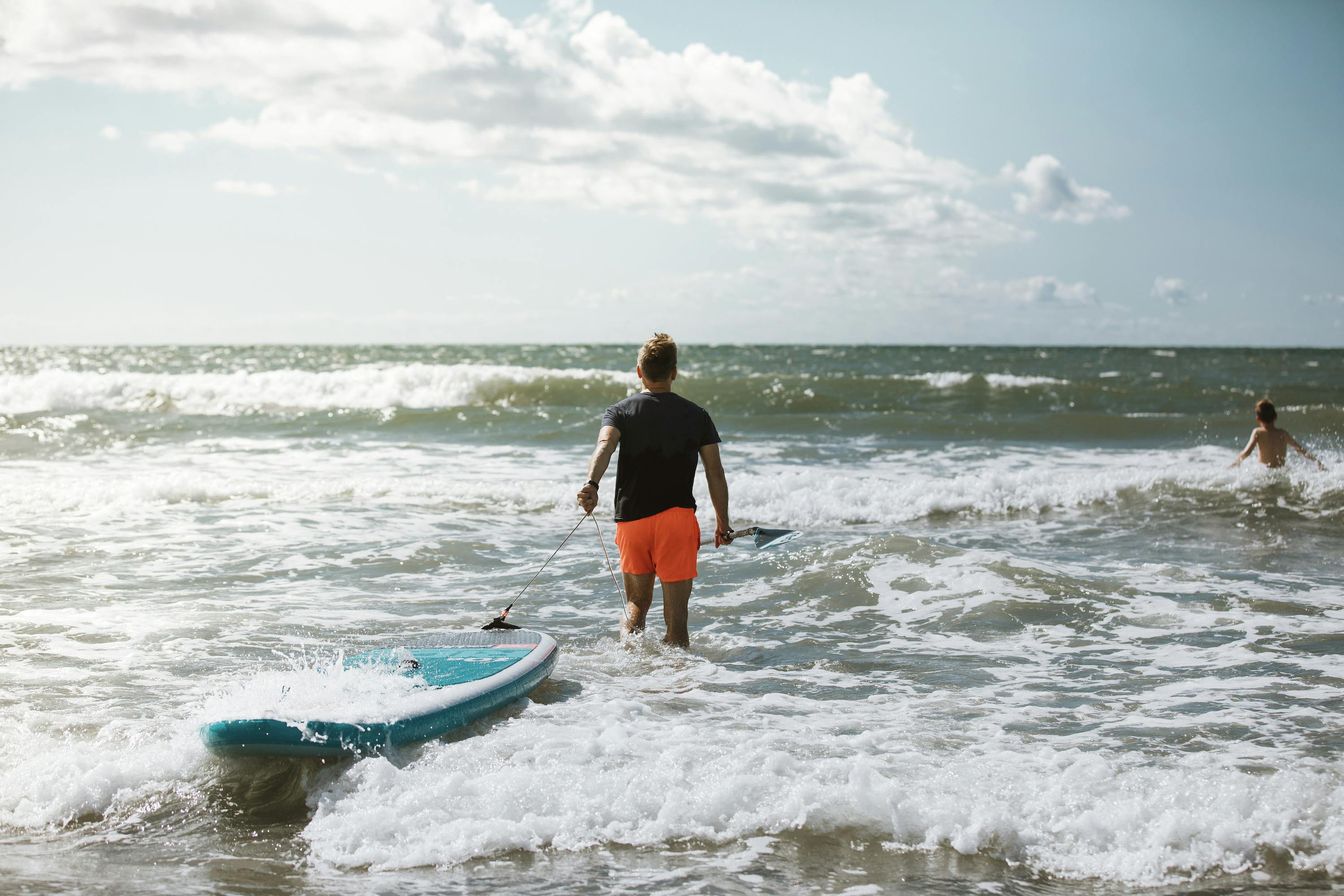 Try stand up paddleboarding on the sandy beaches of Halland. 