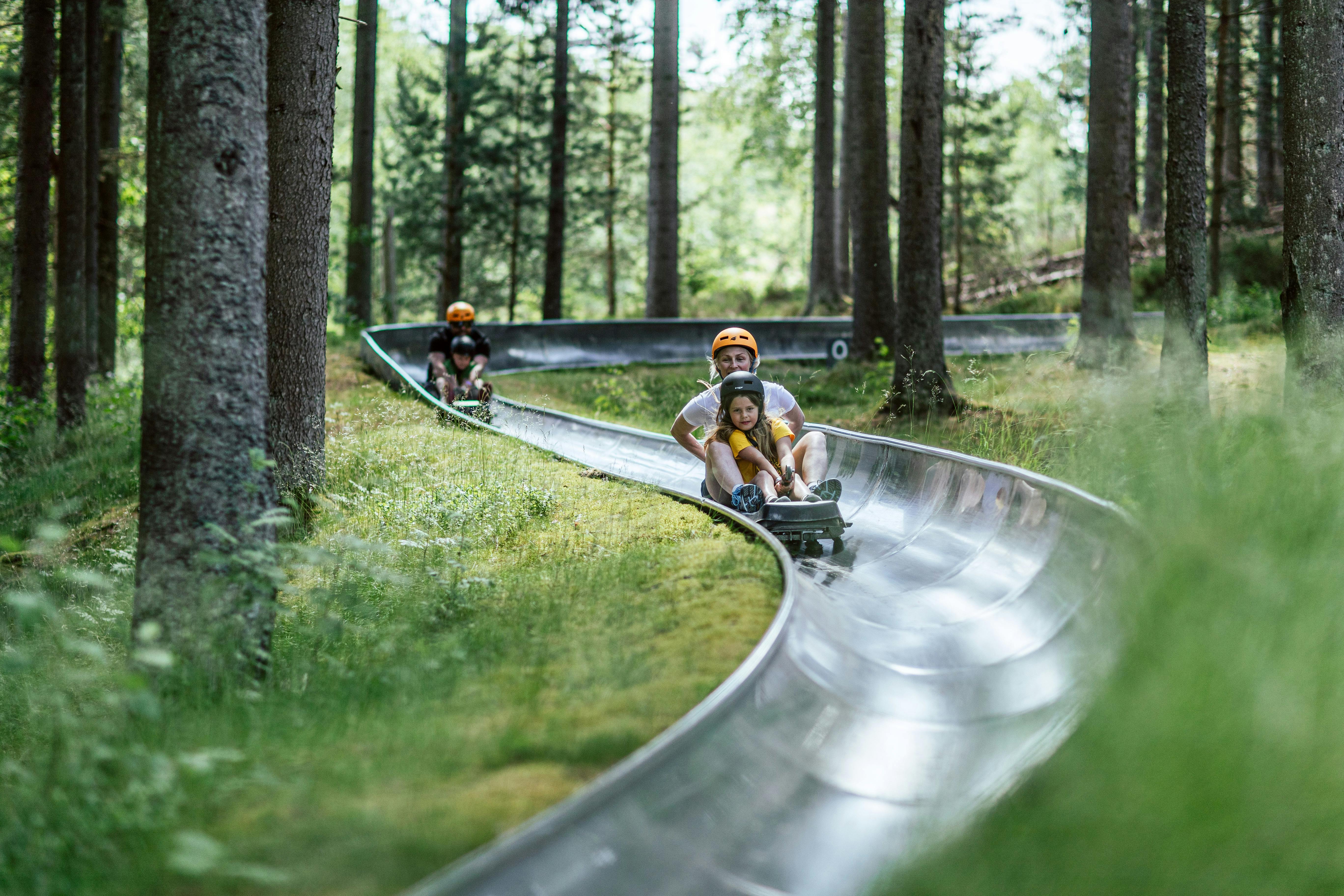 Rodel på Kungsbyggets äventyrspark i Laholm