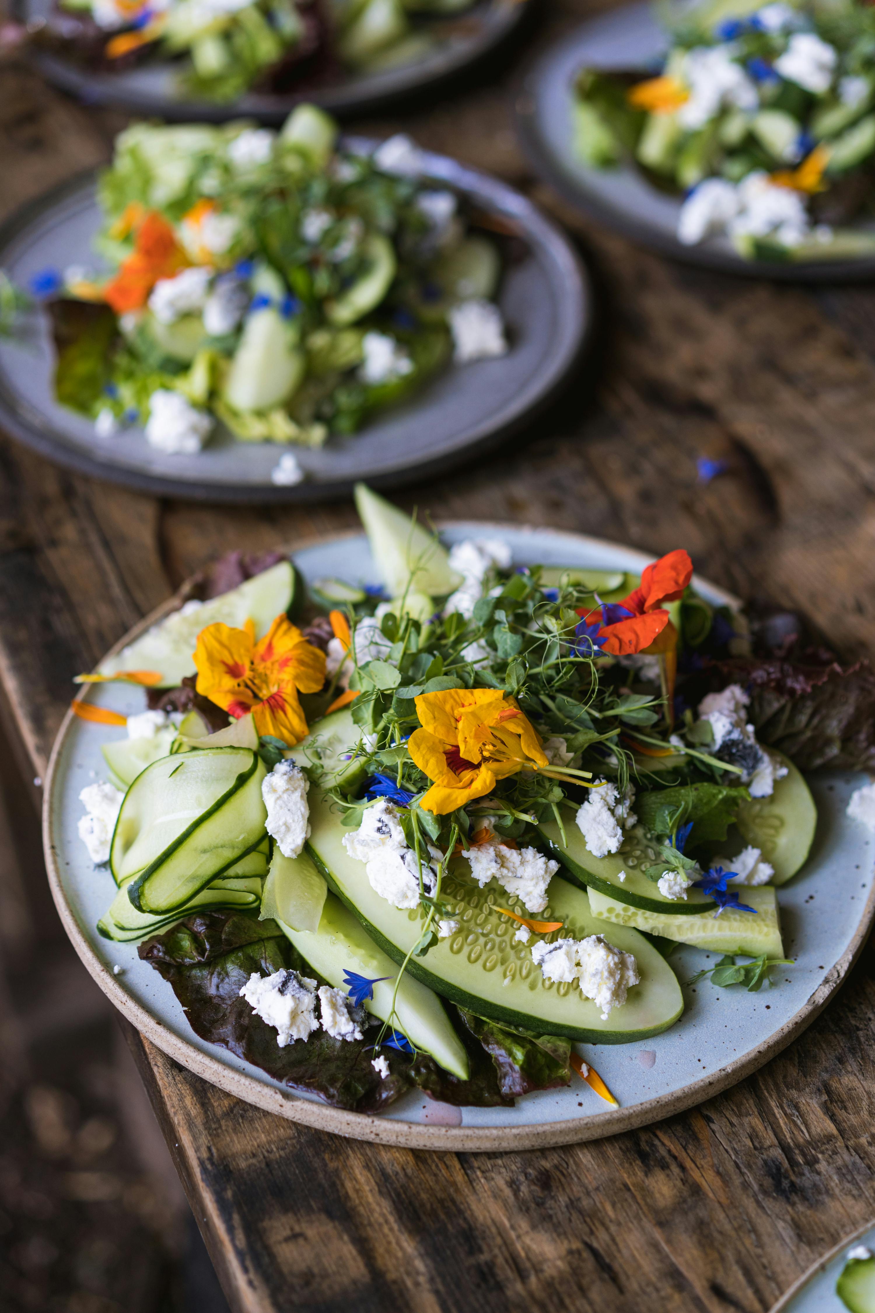 På Stedsans är maten både vacker och god.