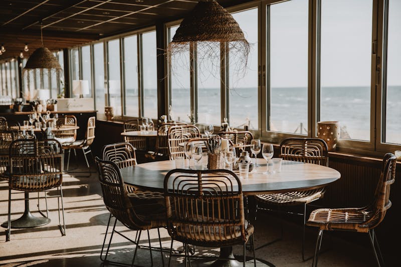 Restaurangen på Ocean Hotel på Skrea strand i Falkenberg