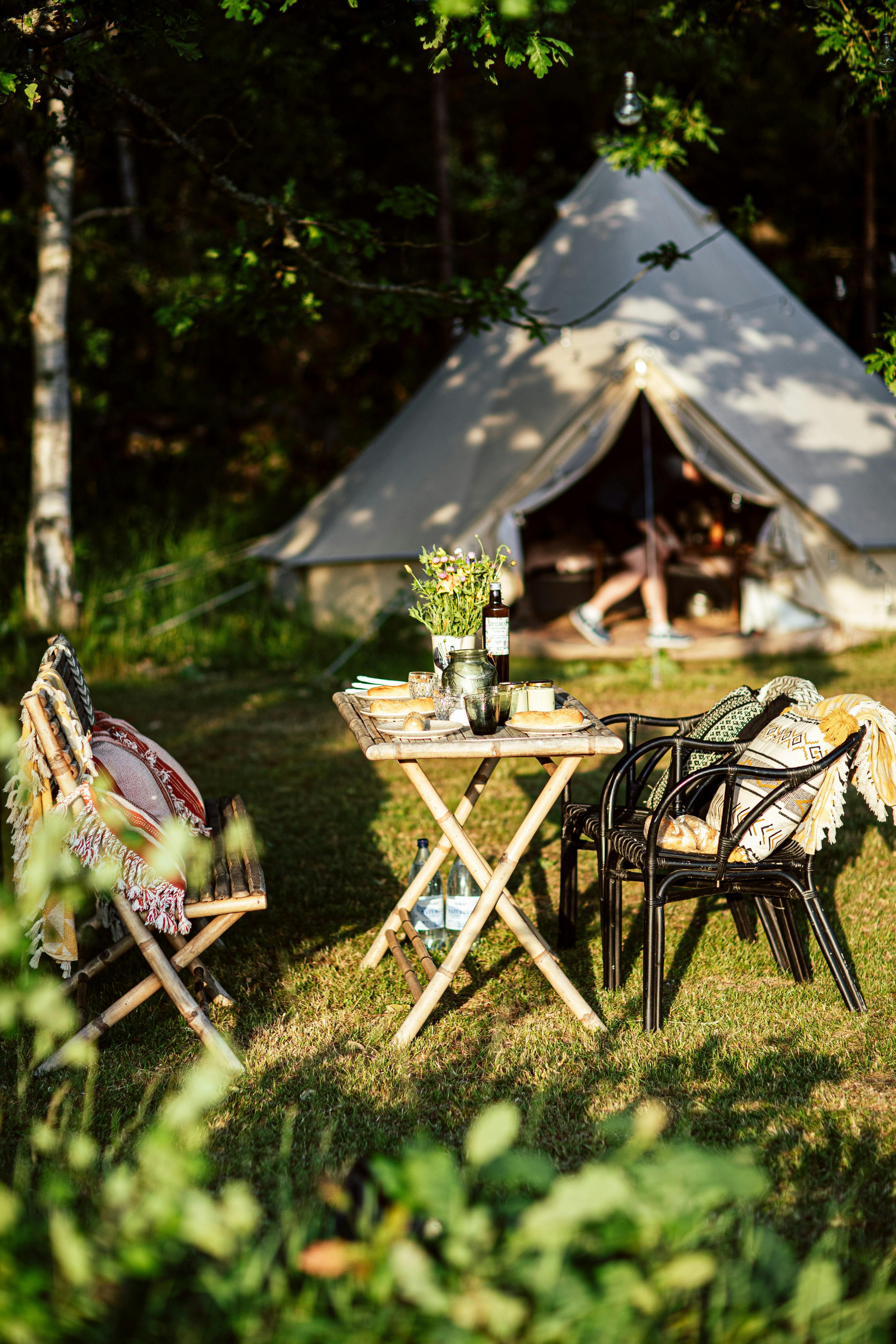 Testa Glamping på A soulful Glamping i Vilshärad, Halland.