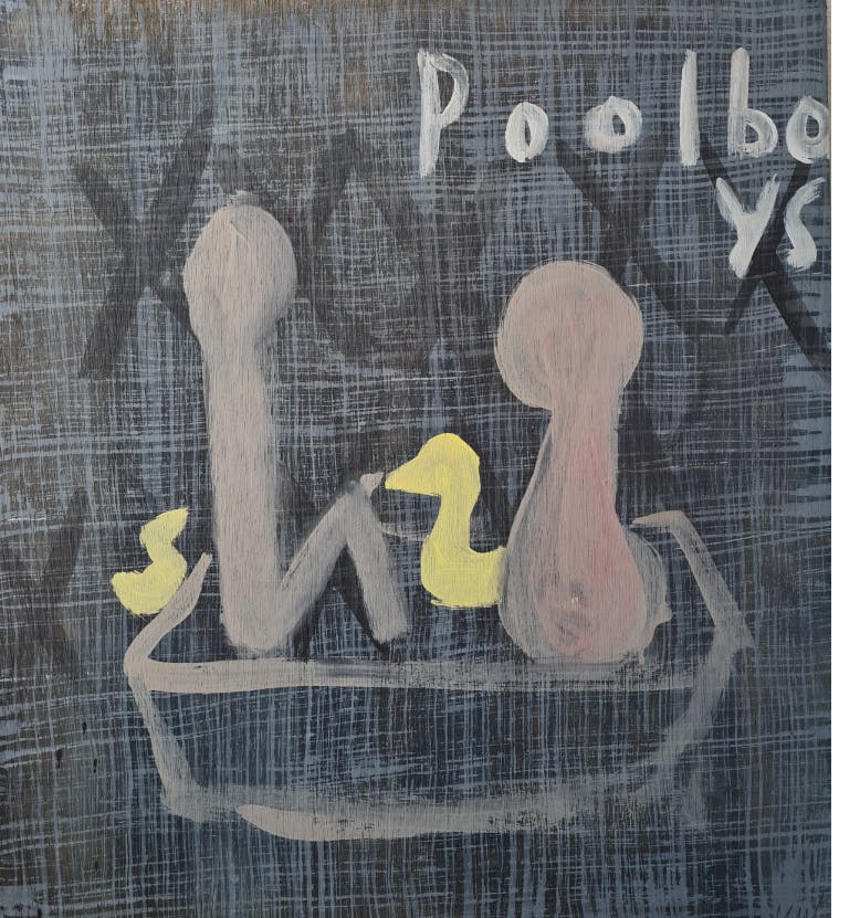 Karin Wikströms tavla på Kungsbacka Konsthall