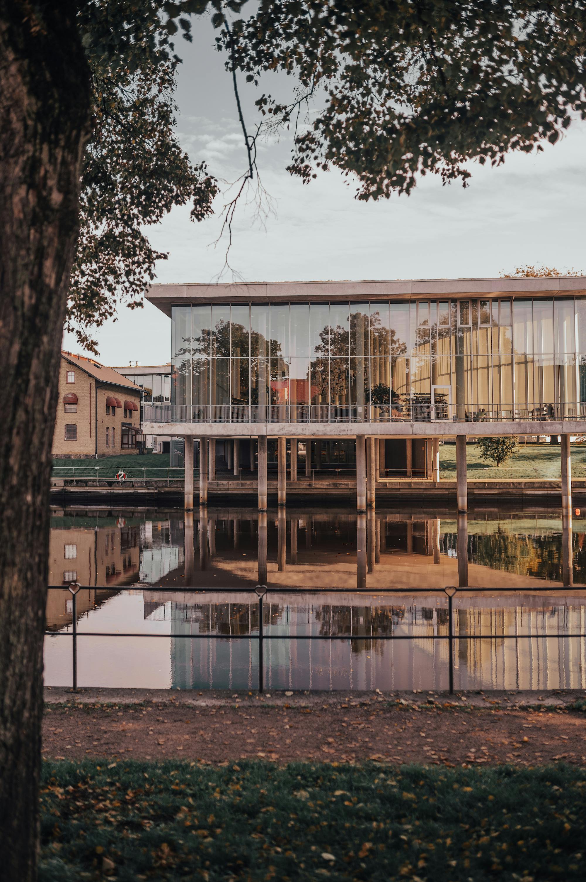 Stadsbiblioteket i Halmstad. Halland