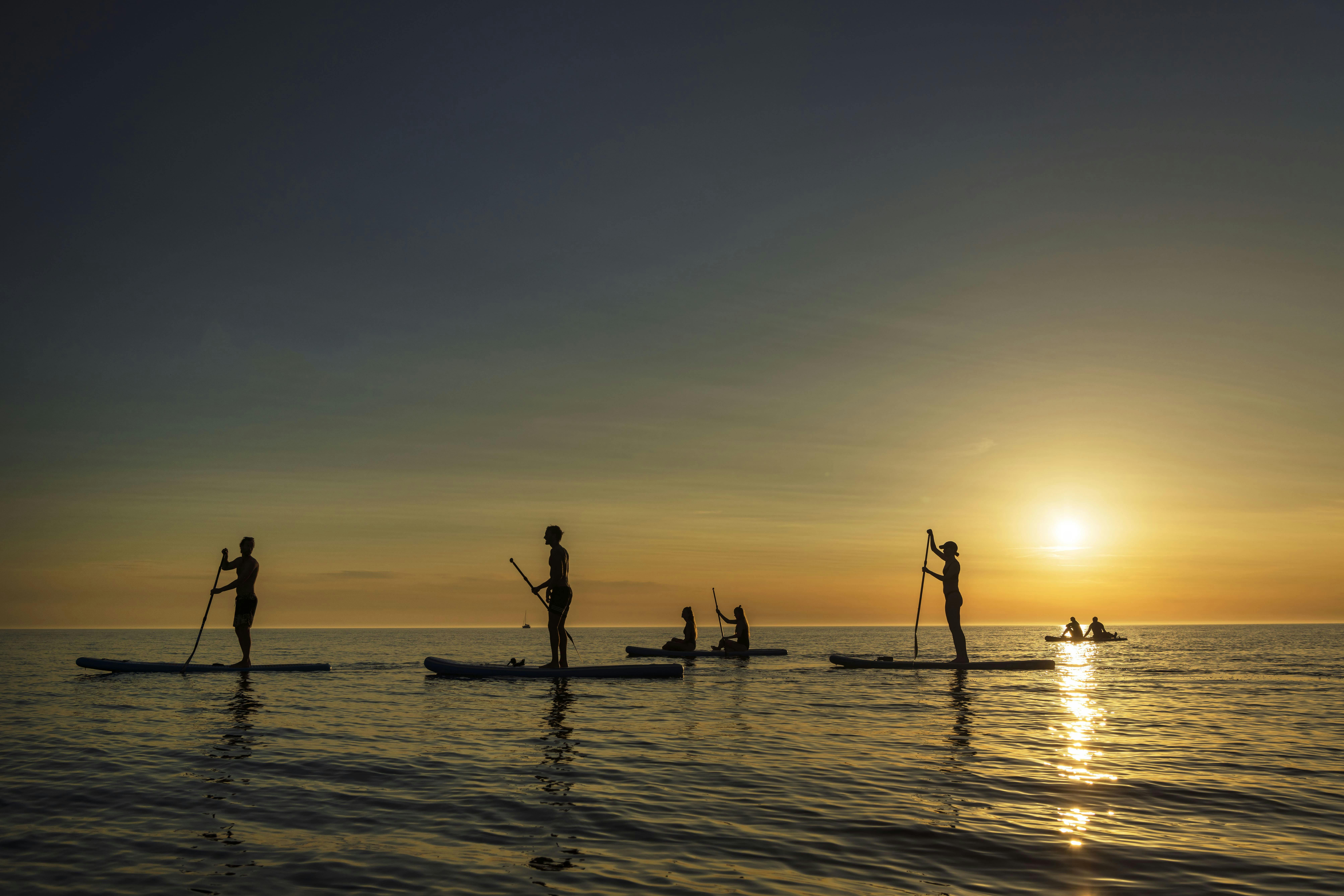 SUP, stand up paddleboarding in Halland.