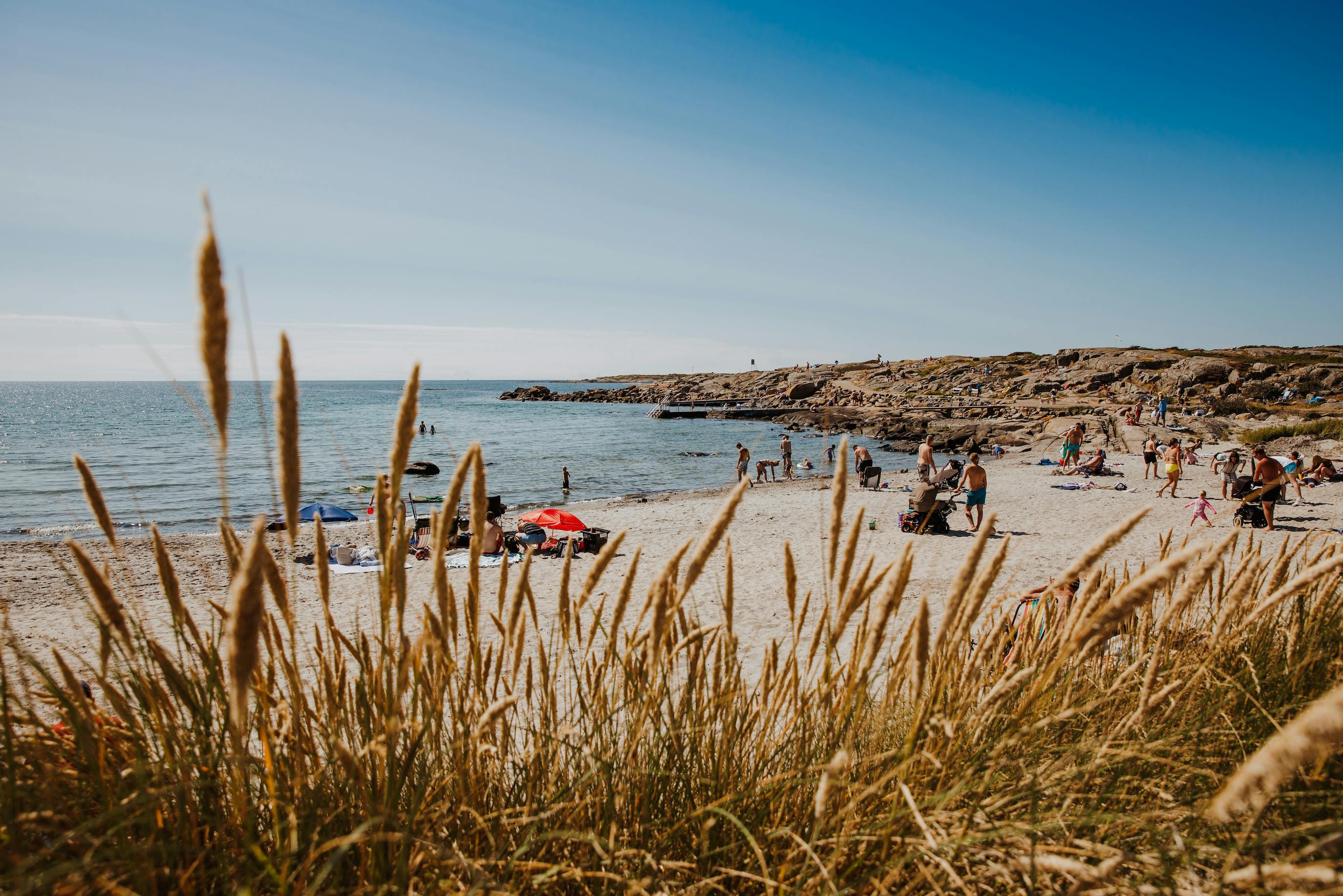 Getterön Varberg, fjärde vik badstrand