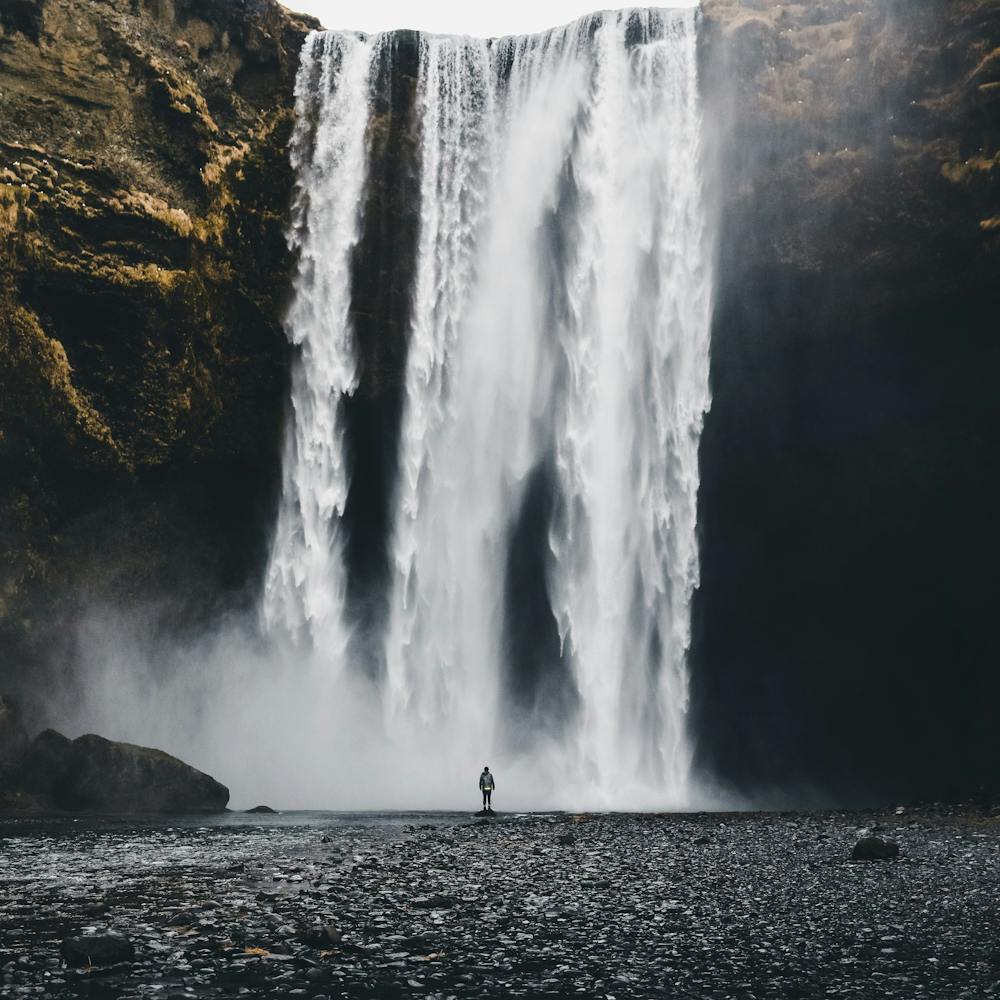 Skogafoss waterfall 