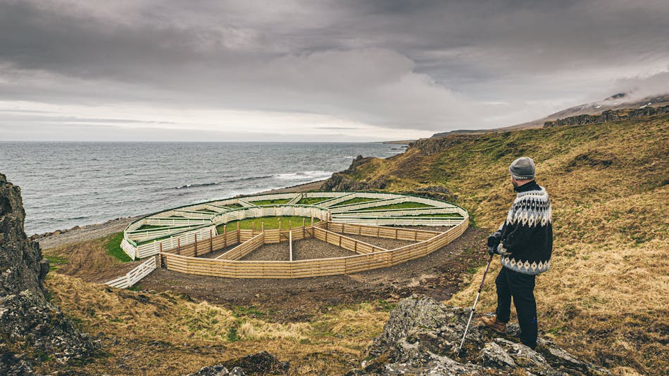 Hamarsrétt on Vatnsnes peninsula