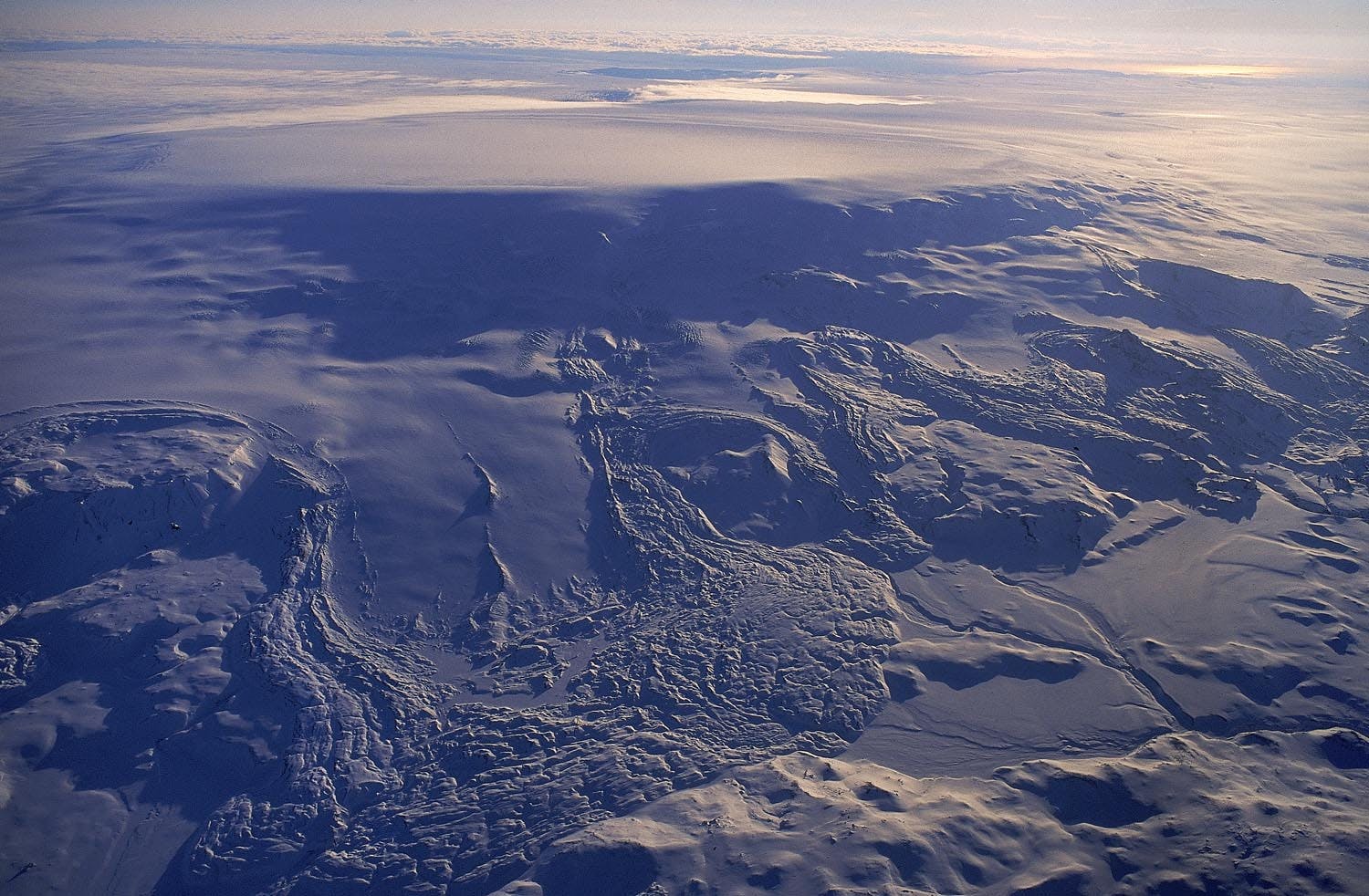 Ice filled caldera of Bardarbunga volcano
