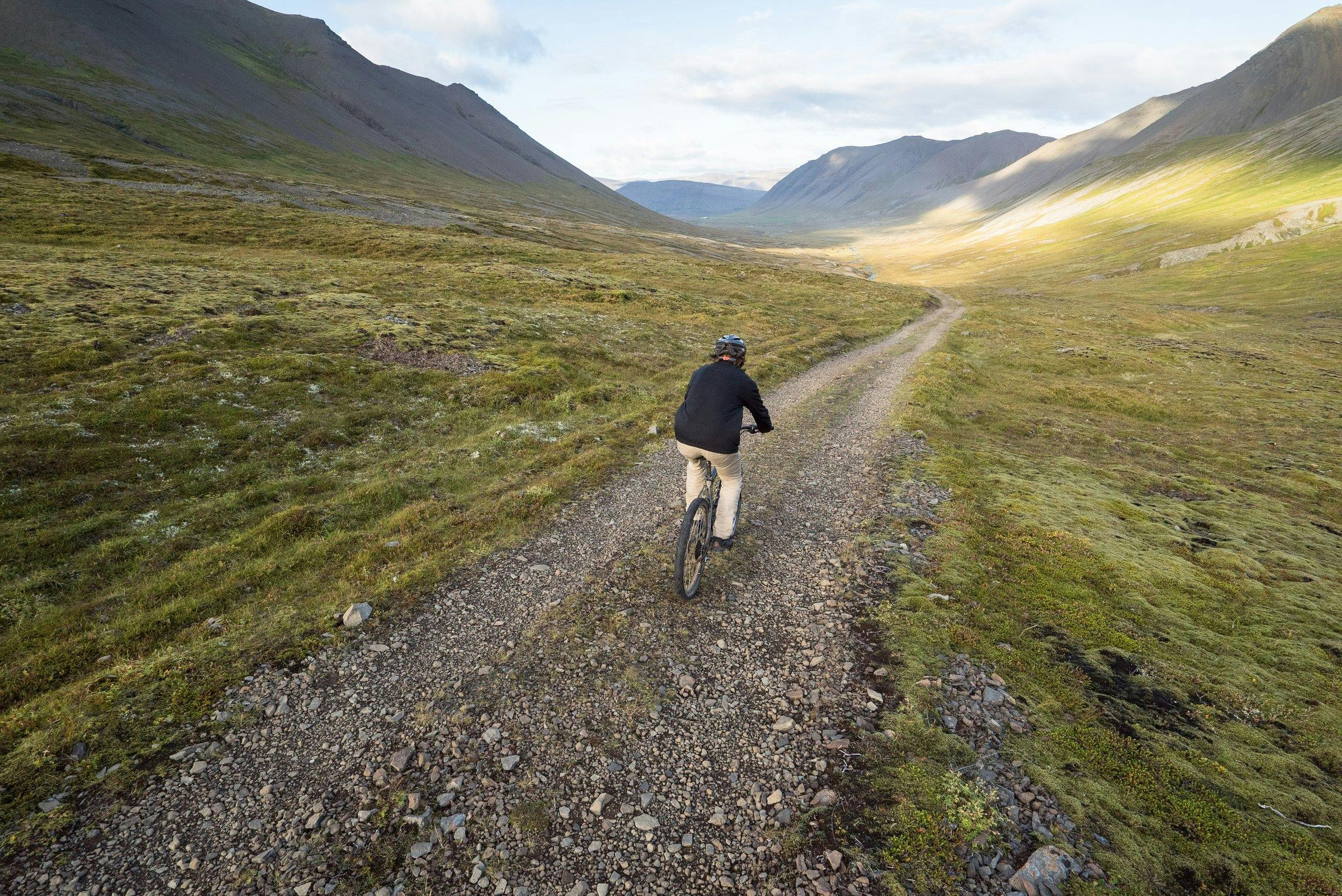 Cycling in Dýrafjörður