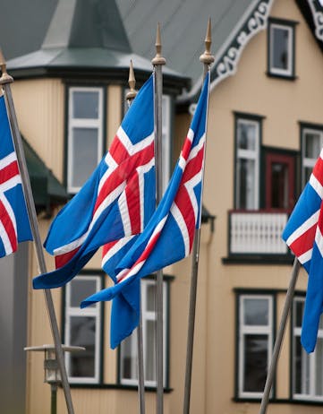 The Icelandic flag