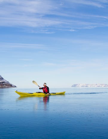 Kayaking in Ísafjarðardjúp