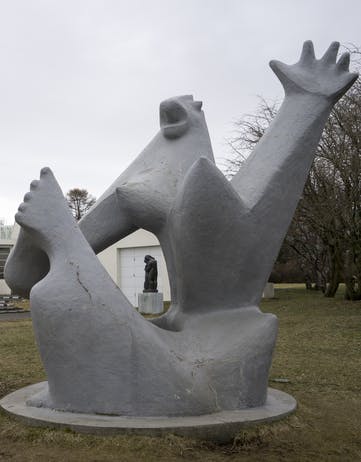 Outdoor sculpture by Asmundur Einarsson