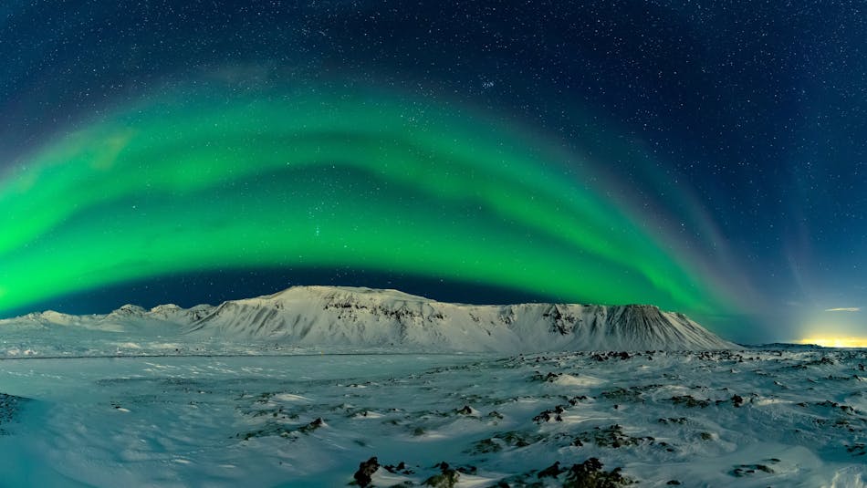 Inde Statistikker Afskedigelse The Northern lights in Iceland