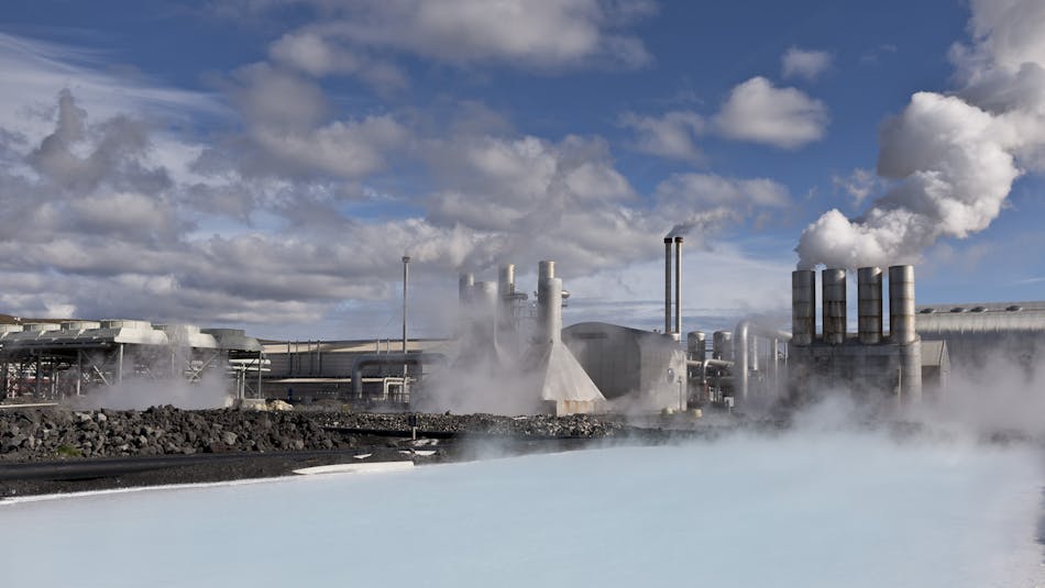 Svartsengi geothermal power plant in Iceland