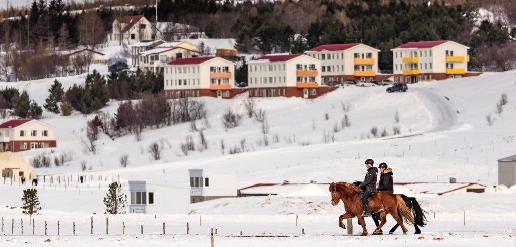 Riders at Holar university