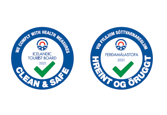 Clean and safe logo