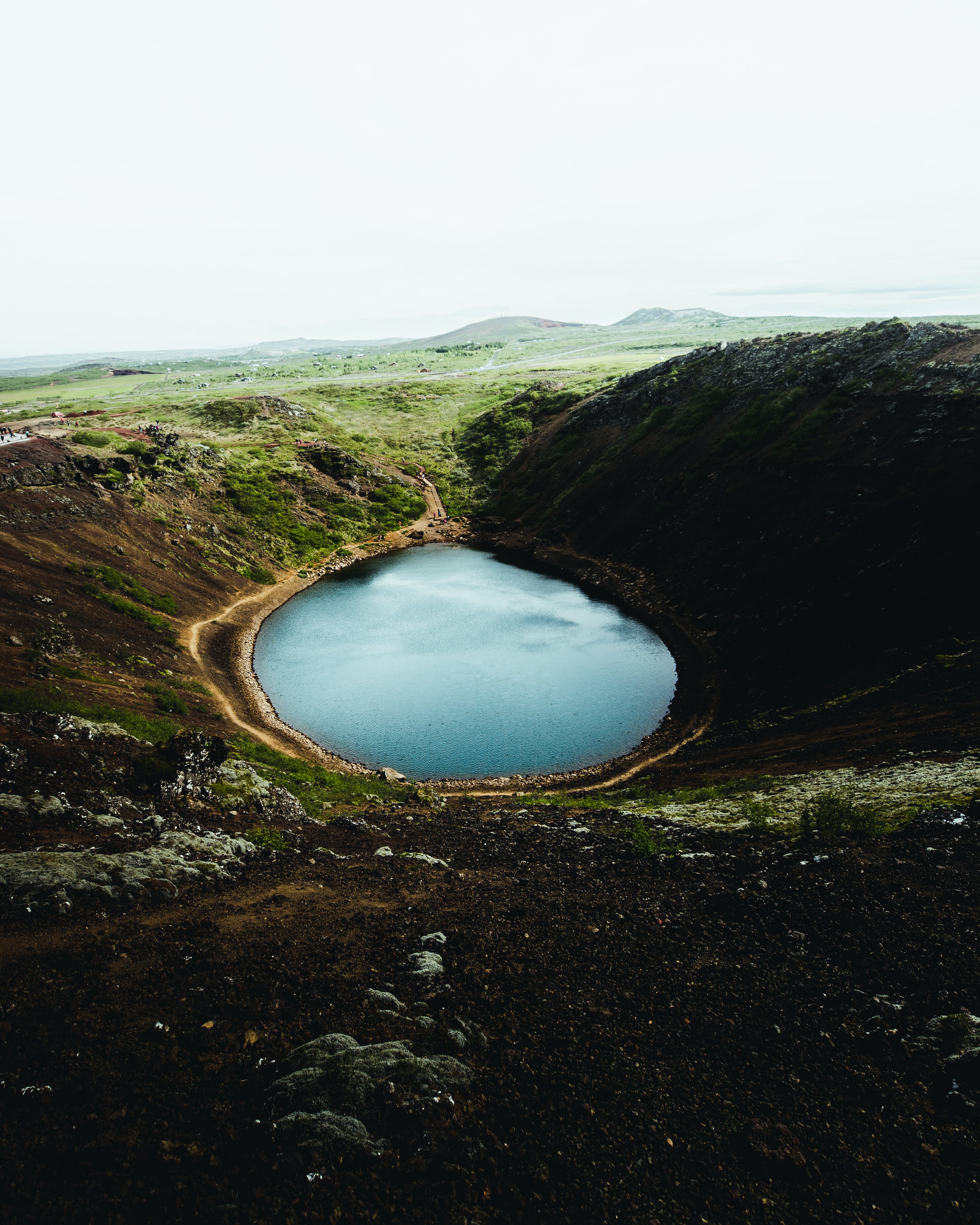 The Kerið Volcanic crater in Iceland