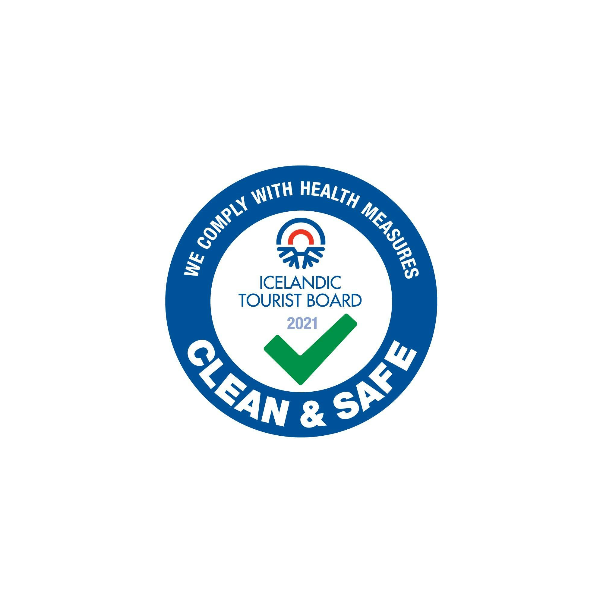 clean & safe logo