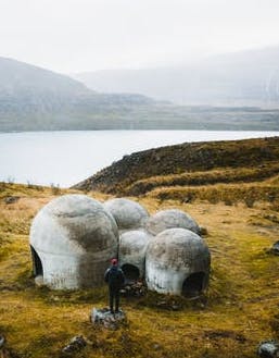 Tvisongur sound sculpture in Seydisfjordur