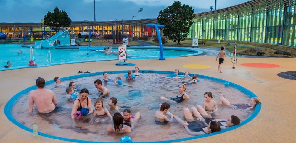 Hot tub full of people