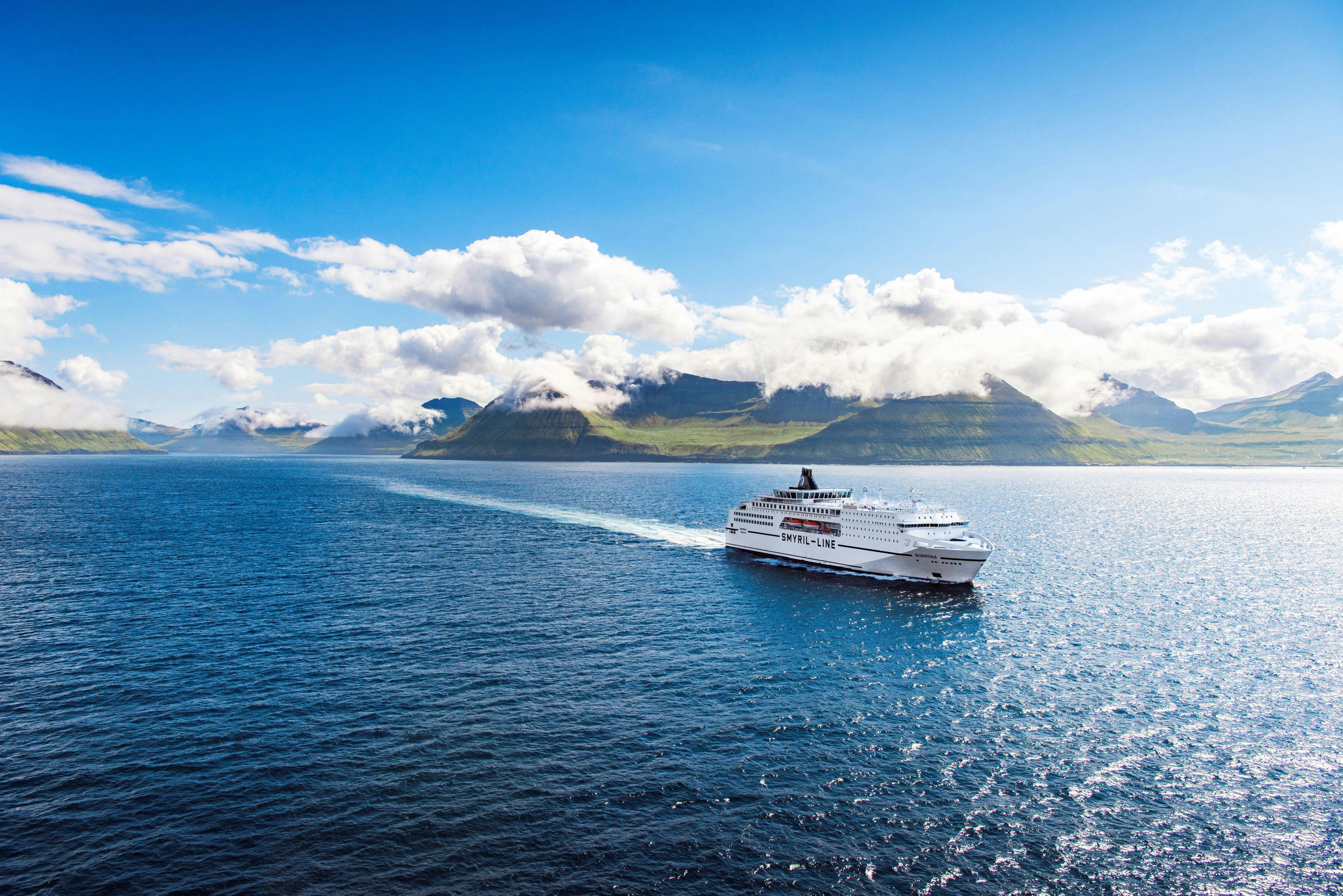 Norröna ferry sailing to Iceland