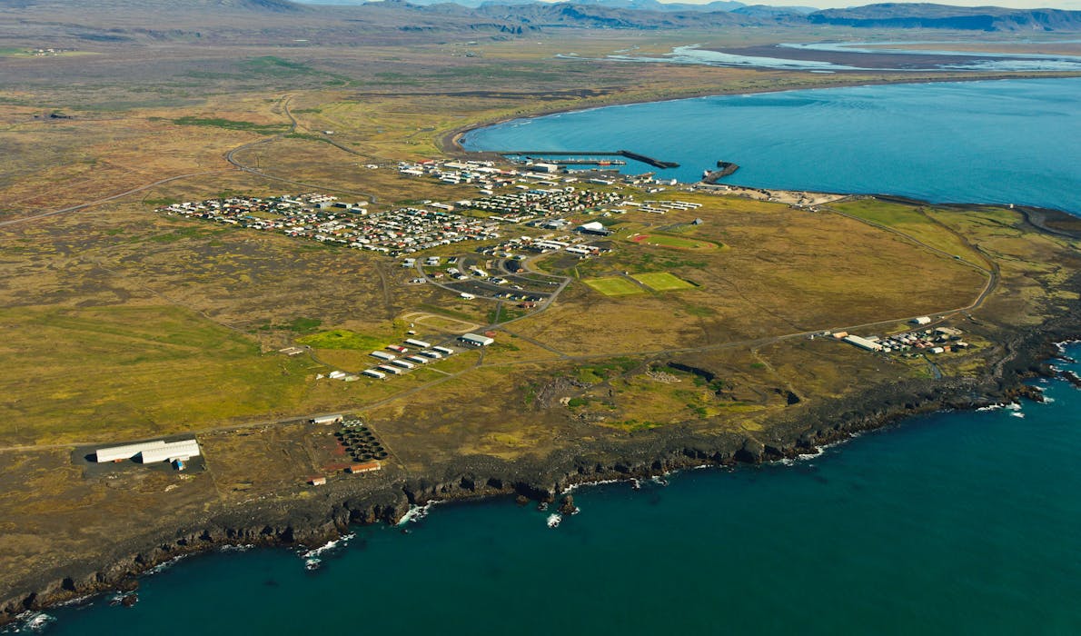 Þorlákshöfn from above