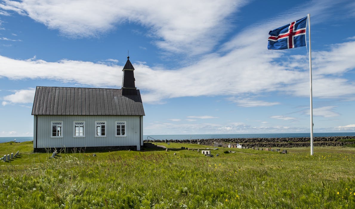 Strandakirkja church in South Iceland