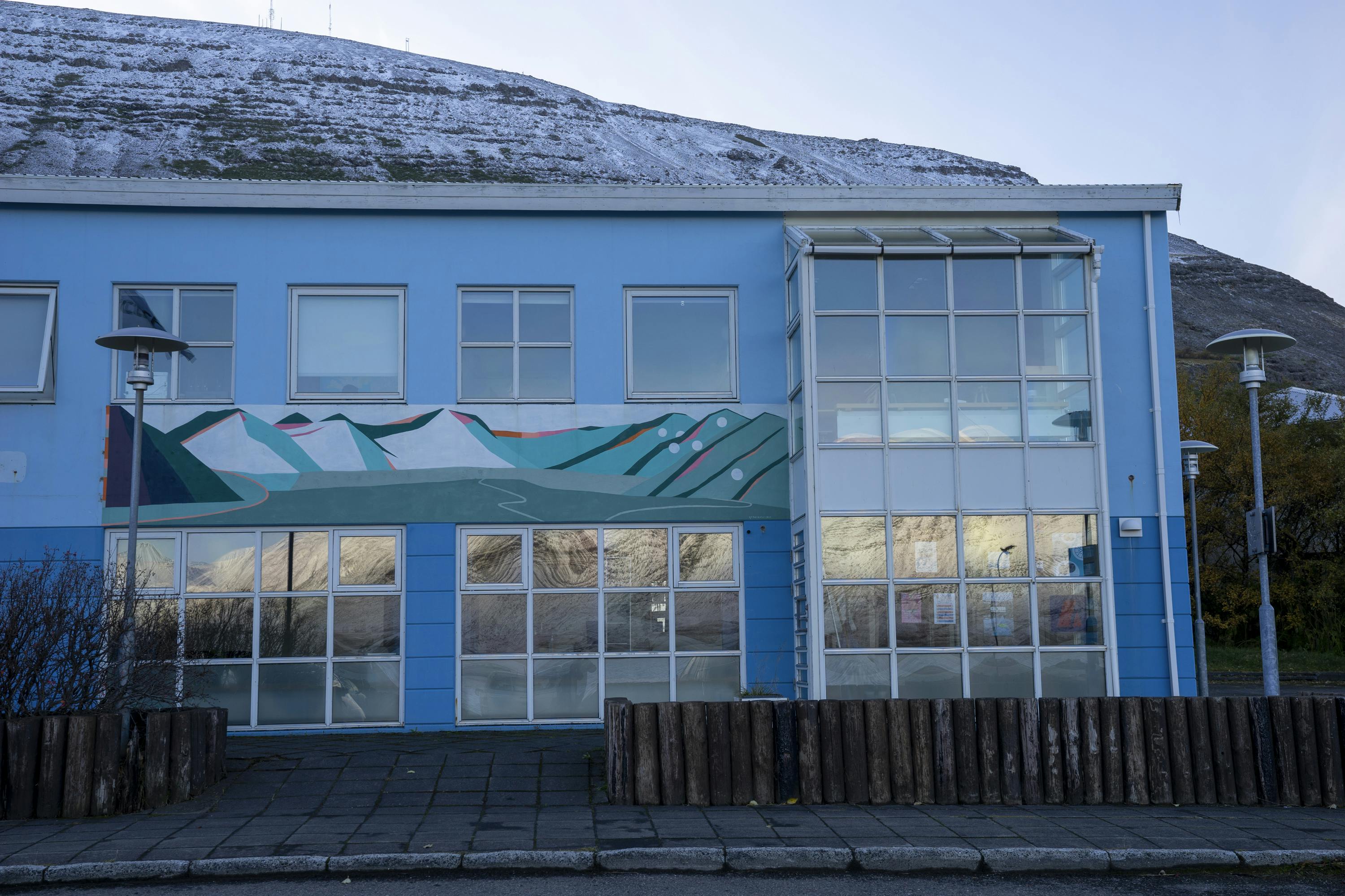 The Blue Bank in Þingeyri 